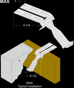 MUDSILL FOUND ANCHOR MAS/FA3 EA