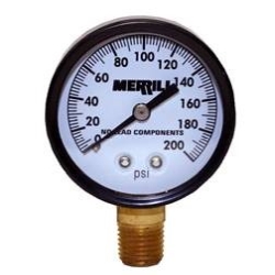 GAUGE PRESSURE OIL-FILLD 200PSI