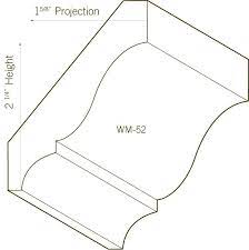 CROWN MLD 3"(2-3/4") PRMD #52 FT