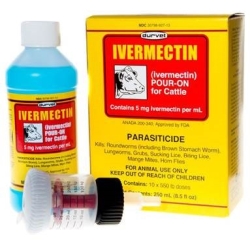 DEWORMR IVERMECTIN POUR-ON 250ML