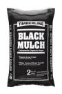MULCH BLACK SHREDDED 2CF BAG