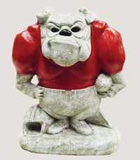 STATUE BULLDOG STANDING