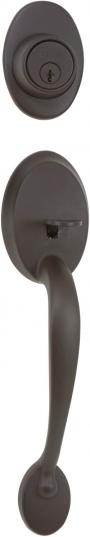 LOCK HANDLESET COLTON BLACK
