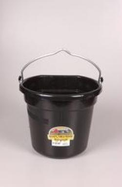 BUCKET FLAT BACK BLACK 20QT