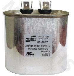 CAPACITOR OVAL 20MFD 370VAC