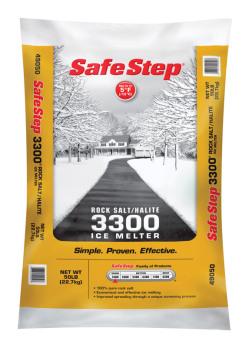 ICE MELT ROCK SALT 50LB