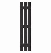 SHUTTER VNYL 3BO PG BLK 12X59 PR
