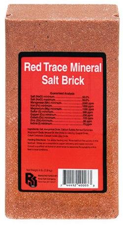 SALT BRICK TRACE MINERAL RED 4#