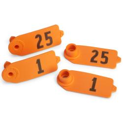 EAR TAG Y-TEX CALF ORANGE 1-25