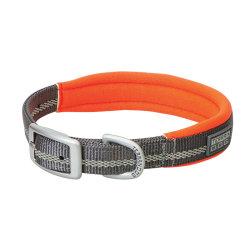 COLLR LINED GRAY/ORANGE 3/4"X15"