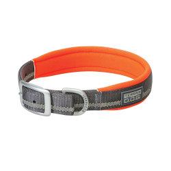 COLLAR LINED GRAY/ORANGE 1"X19"