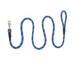 LEASH ROPE BLUE/ORANGE 1/2"X4'