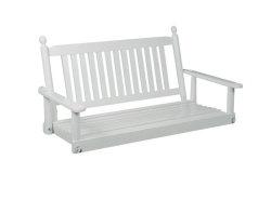 PORCH SWING PREFINISHED 5' WHITE