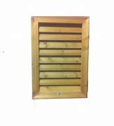 VENT 12X24 LOUVER RECT WOOD