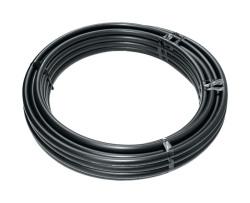 TUBING BLACK POLY 2" PER FT