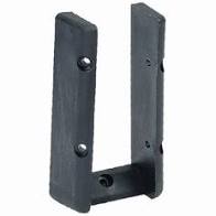 RAIL CONNECTOR 2X4 BLK 2PK FORT