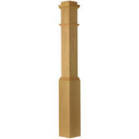 NEWEL POST BOX RED OAK C4091