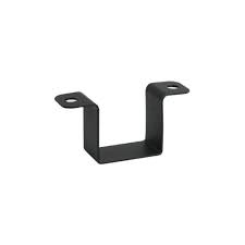 CAP RAIL CLIP 1"BLK 4PK FORTRESS