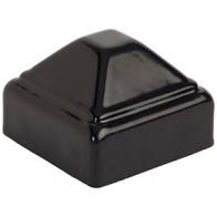 CAP PRESSED DOME 2"BLK FORTRESS