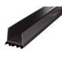 RUBBER DOOR SWEEP 36" STD BRN