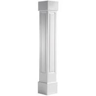 COLUMN 10"X10' SQ PVC, CAP&BASE