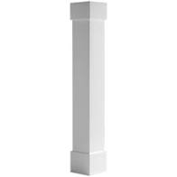 COLUMN 8"X10' SQ PVC, CAP&BASE