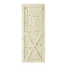 DOOR BARN WOOD 'X' 42"X84"